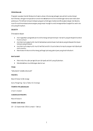 We are a sharing community. Contoh Kertas Kerja Lawatan