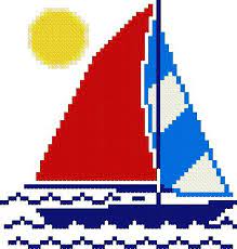 Our patterns are designed by talented illustrators and artists from around the world for all levels. Sailboat Free Pattern Cross Stitch Pattern By Crosstitch Com Crosstitch Com Cross Stitch Patterns Cross Stitch Cross Stitch Patterns Christmas