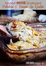 Gruyere And Ham Potato Stacks Carlsbad Cravings Recipes Carlsbad Cravings Gruyere Scalloped Potatoes