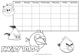 Angry Birds Behavior Chart