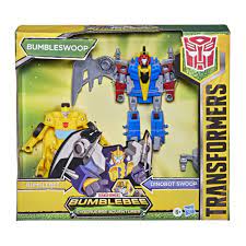 Amazon.com: Transformers Bumblebee Cyberverse Adventures Dinobots Unite  Toys Dino Combiners Bumbleswoop 2-Pack Action Figures, Ages 6 and Up,  4.5-inch : Everything Else