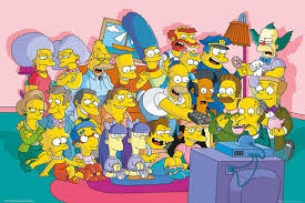 Poliitische landkarte deutschland, farbig gestaltet. Die Simpsons Couch Cast Poster Plakat Kaufen Bei Europosters