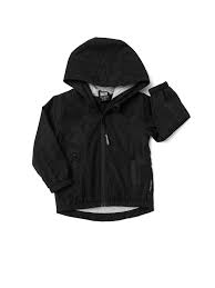 Kids Windbreaker Jacket - Black - Little Bipsy