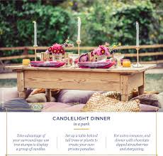 Cozy cabin escape relax in a woodsy cabin ambiance made even more welcoming with the scents of delicious treats — toasted nuts, vanilla, and caramel — picked up on your travels. 16 Romantic Candle Light Dinner Ideas That Will Impress Ftd Com