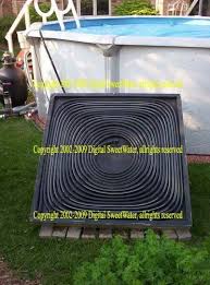 Solara Solar Pool Heating Panels Finished Solar Pool Heater Panel Above Http Poolheater Org Uk Solar Pool Heater Solar Pool Heater Diy Pool Heater