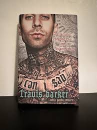 Travis Barker Can I Say Hand SIGNED Hardcover Book