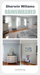 We chose this color for our own master bedroom to just say no to white walls. Sherwin Williams Rainwashed Is One Of The Most Soothing And C Bedroom Paint Colors Master Bathroom Paint Colors Sherwin Williams Paint Colors For Living Room
