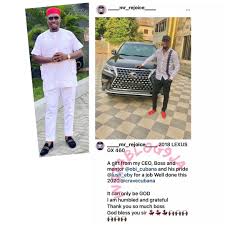 Committee of friends & business associates of obi cubana has now raised 267,000.000. Businessman Obi Cubana Gifts His Club Manager A Lexus Suv Instablog9ja