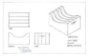 Simple Orthographic Drawing File Table Orthographic Drawing Technical Drawing Isometric Drawings
