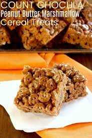 Count Chocula Peanut Butter Marshmallow Treats Cupcakes Kale Chips Recipe Dessert Recipes Cereal Treats Baked Dessert Recipes