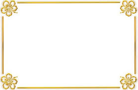 Golden Hibiscus Border 1 Simple Flower Design Border Design Flower Border