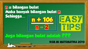 Soal un ini terdiri dari paket 1 2 3 dan 4 baik untuk matematika program ipa maupun ips di. Pembahasan Soal Ke 25 Ksm Mi 2019 Matematika Terintegrasi Youtube