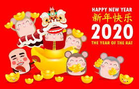 Happy Chinese New Year 2020 Of The Rat Zodiac Poster Design With Rat Chinese New Year Greeting Happy Chinese New Year Chinese New Year 2020
