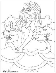 Barbie island princess coloring page cartoon jr coloring pages. Ganz0omw Coflm
