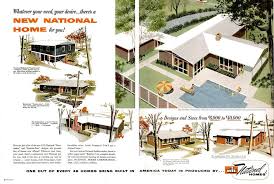National Homes Ad Life 1955 Mid Century Modern House Plans Mid Century Modern House Vintage House