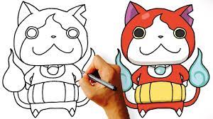 Learn to draw cool characters the fun and easy way. How To Draw Jibanyan Yo Kai Watch Art Lesson For Kids Youtube