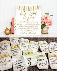 How Funny Nappy Messages To Your New Baby We Love This Alternative To A Baby Guestbook Bump Babys Baby Shower Funny Sprinkle Baby Shower Baby Shower Diy