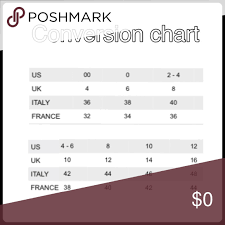 size chart this is one example of size conversion between us