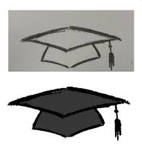 Graduation Cap Sketch To Differ The College And University Images More Clearly Graduation Drawing Cap Sketch Graduation Hat Drawing