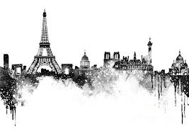 Black And White Skyline Art Paris Skyline Italy Artistic Watercolor Skyline Wall Art For Sell Fine Art America Com Buy It Now Italy Art Print Italy Art City Art