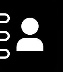 Contacts Black App Icon Black App App Icon App Covers