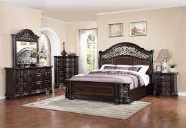 Blending modern and rustic styles, this headboard is a rich addition to a master or guest bedroom, creating an ideal backdrop for various choices for bedding. Allison 6 Piece Bedroom Set Gonzalez Furniture