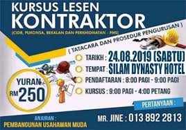 Salinan resit bayaran pemeriksaan alat pemadam api (bomba) 3. Kursus Lesen Kontraktor Facebook