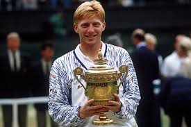 All england lawn tennis and croquet club, church road, wimbledon (2 055,30 km) sw19 5ae london, united kingdom, uk. Mit Einem Routinierten Siegerlacheln Nahm Boris Becker 1989 In London Den Pokal Entgegen