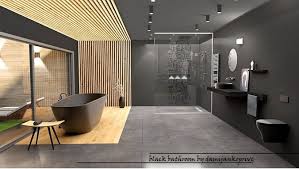 You can easily use a bathroom planner to create a remodel of the current design of your bathroom. Black Bathroom Design 3d Model Cgtrader