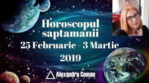 Dacă te înconjori de oameni de aceeaşi vârstă cu tine, atmosfera ar putea deveni electrizantă, deoarece schimbul de idei şi confruntarea de forţe ar. Horoscopul Zilei 26 Februarie 2019 By Astrolog Alexandra Coman Youtube