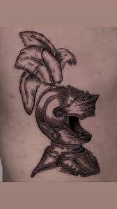 Knights Helm by Sungha at Modu Studio in Frankfurt, Germany : rtattoos