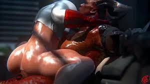 Witness Omni-Man unclothed in forbidden gay animated porn