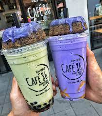Ube Cafe 86 On Instagram Ube Freshly Baked Purple Drinks