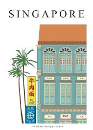 Singapore Shophouse By Eckandart Com Singapore Art Shop House Urban Interior Design