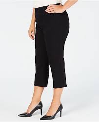 Plus Size Tummy Control Capri Pants Created For Macys