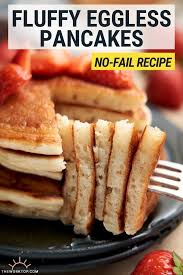Eggless Pancakes Fluffy And Delicious The Worktop Recipe Eggless Recipes Recipes Eggless Pancake