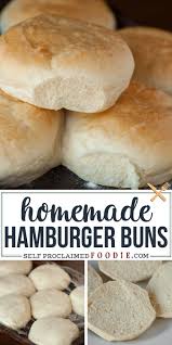 Homemade Hamburger Buns Homemade Hamburger Buns Homemade Hamburgers Bread Recipes Homemade