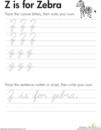 Maybe you would like to learn more about one of these? How To Write Z In Cursive Writing Novocom Top