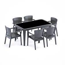 Gökyüzü ev lüks modern kadife metal yemek odası takımı mobilya masa sandalyeler. Antrasit Gri Bahce Balkon Masa Sandalye Takimi