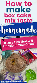 To elevate a cake mix cake, top with a homemade frosting. 9 Hacks To Make A Boxed Cake Taste Homemade Clarks Condensed