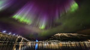 Northernlights Over Tromso North Norway