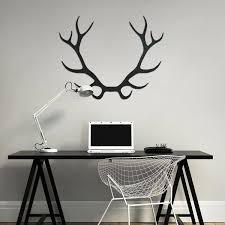 Deer Antlers Metal Art Wall Stickers Home Decor Home Decor Wall Art Home Decor