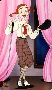 جودي أبوت cartoon character design my daddy long legs character design