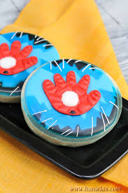Well, you still cant do those yet but, this is another step closer to finishing that iron man suit that we all have(you know what im talking about). Iron Man Hand Cookies Haniela S Recipes Cookie Cake Decorating Tutorials