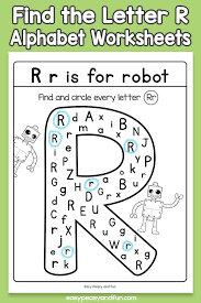 Starting from one, it's three. Find The Letter R Worksheets Letter R Letter Recognition Lettering