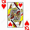 Queen of hearts game board. 1