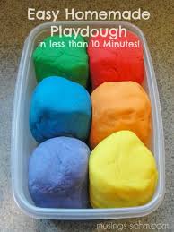 How To Make The Easiest Homemade Playdough Recipe Lasts For Months Easy Homemade Playdough Recipe Homemade Playdough Recipe Homemade Playdough