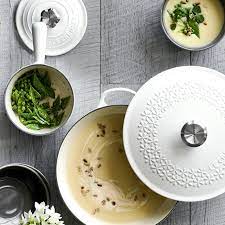 Especially if it has vintage le creuset markings. Le Creuset Signature Cast Iron Fleur Round Dutch Oven Williams Sonoma