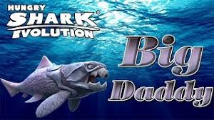 If you are tired of leveling up the megalodon to level 10 (which is hard) then you can buy big daddy for 900 gems. Liopleurodon Hungry Shark Evolution All 19 Sharks Unlocked And Fully Upgraded Ø¯ÛŒØ¯Ø¦Ùˆ Dideo