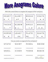 Smart, easy and fun crossword puzzles to get your day started with a smile. Five Letter Anagrams Worksheet Education Com Anagram Words Sentences Kindergarten Word Puzzles
